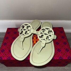 Tory Burch Sandals, Size 7, Color: Mint Green